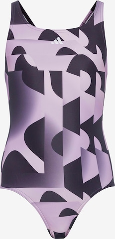 ADIDAS PERFORMANCE Athletic Swimwear 'SEAS GRX' in Purple: front