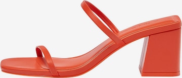 Pull&Bear Mule in Orange