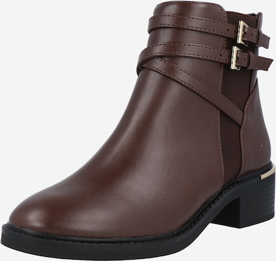 Dorothy Perkins Enkellaarsjes 'MINKIE' in de kleur Chocoladebruin, Productweergave