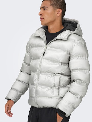 Giacca invernale 'ONSUNION' di Only & Sons in grigio