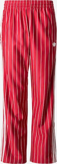 ADIDAS ORIGINALS Hlače 'FIREBIRD' veličine 27-29 u crvena / bijela, Pregled proizvoda