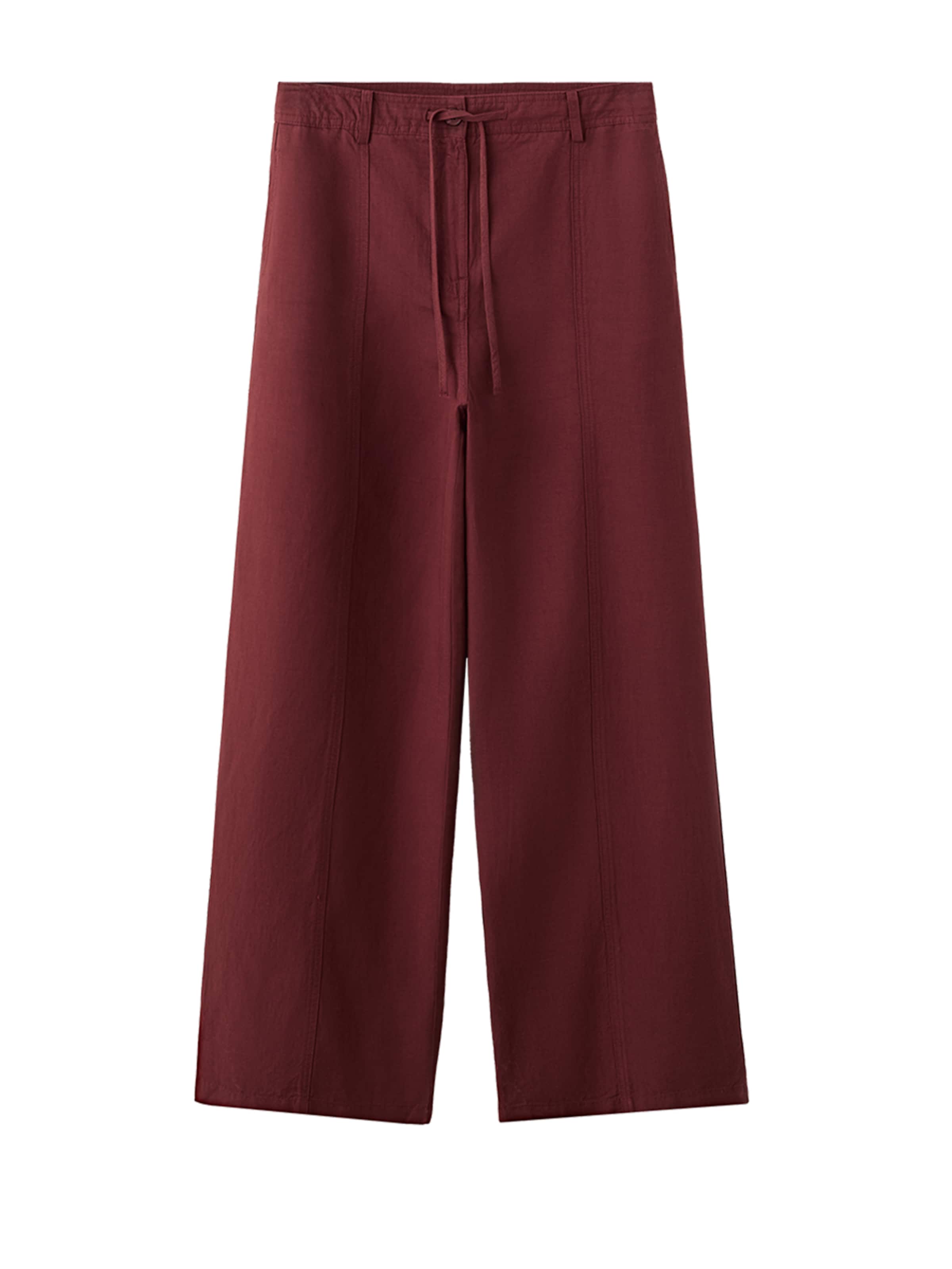 MANGO Zvonové kalhoty Kalhoty 'Ricardo' – hnědá: přední strana