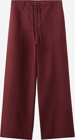 MANGOWide Leg/ Široke nogavice Hlače 'Ricardo' - smeđa boja: prednji dio