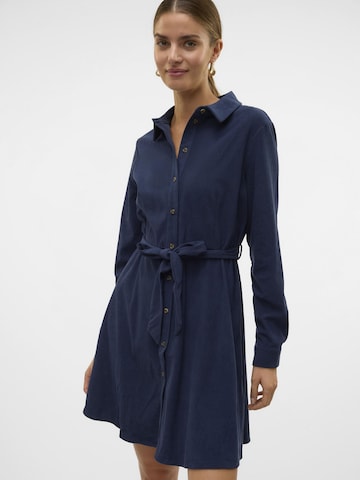 VERO MODA Shirt Dress 'VILJA' in Blue