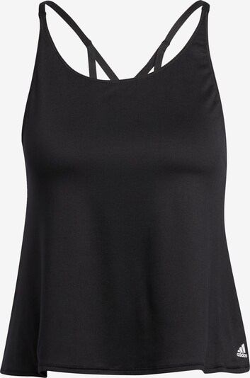 ADIDAS PERFORMANCE Sports Top in Black / White, Item view
