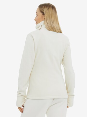 BENCH Fleece Jacket 'Funnel' in White
