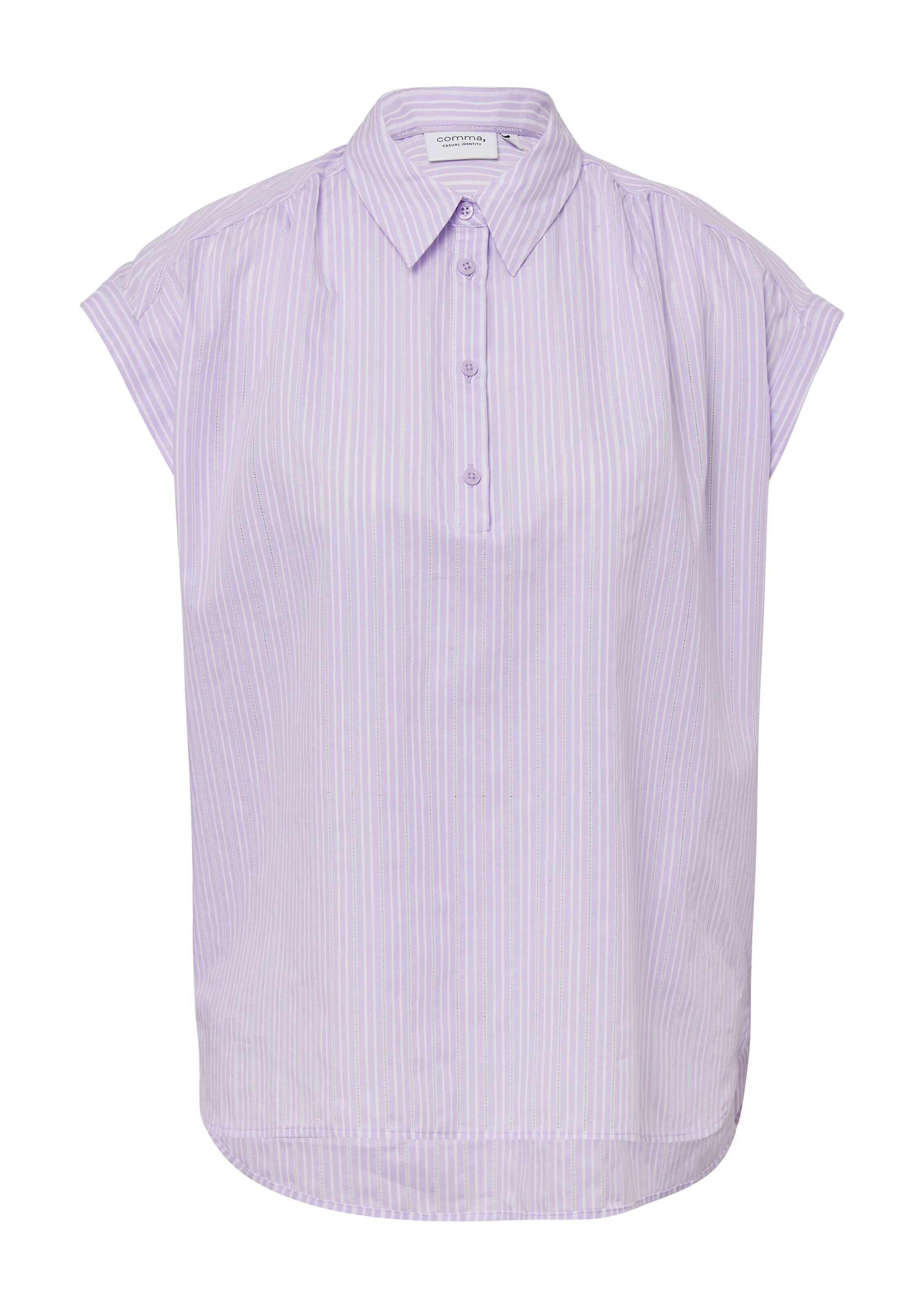 comma casual identity Bluse in Lila: Vorderseite
