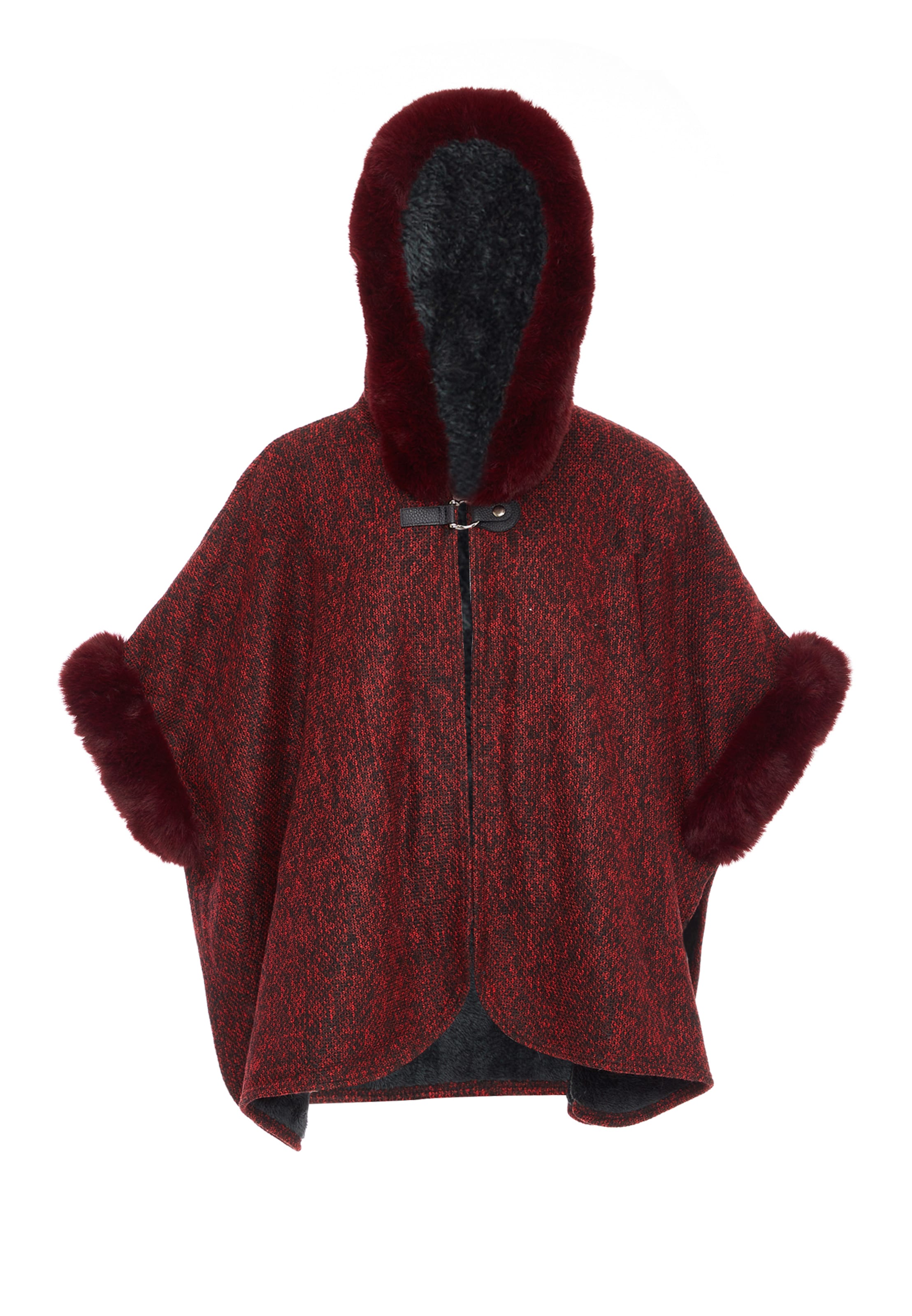 FRAULLY Cape in Red: front