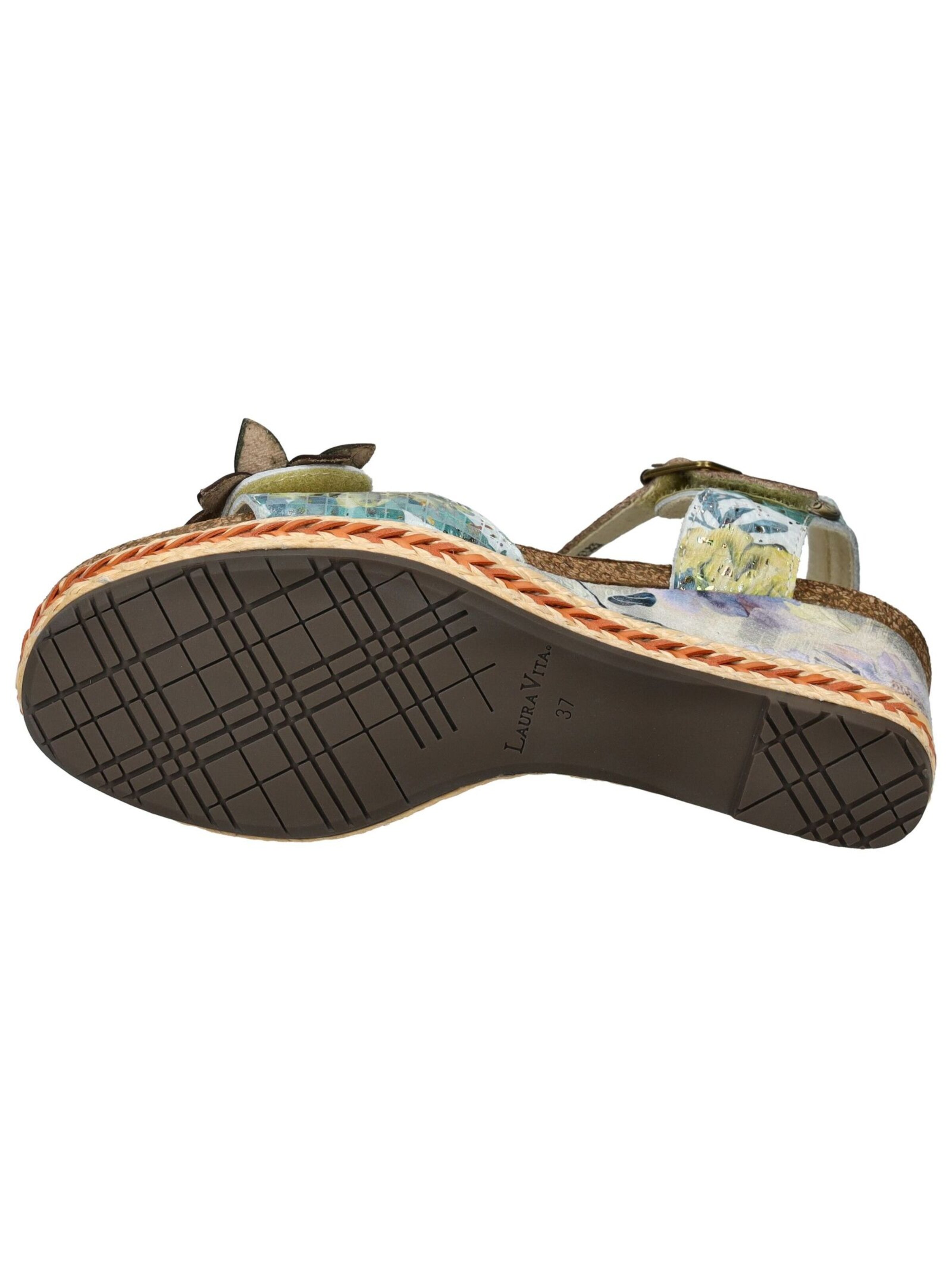 Sandales à lanières Laura Vita en vert