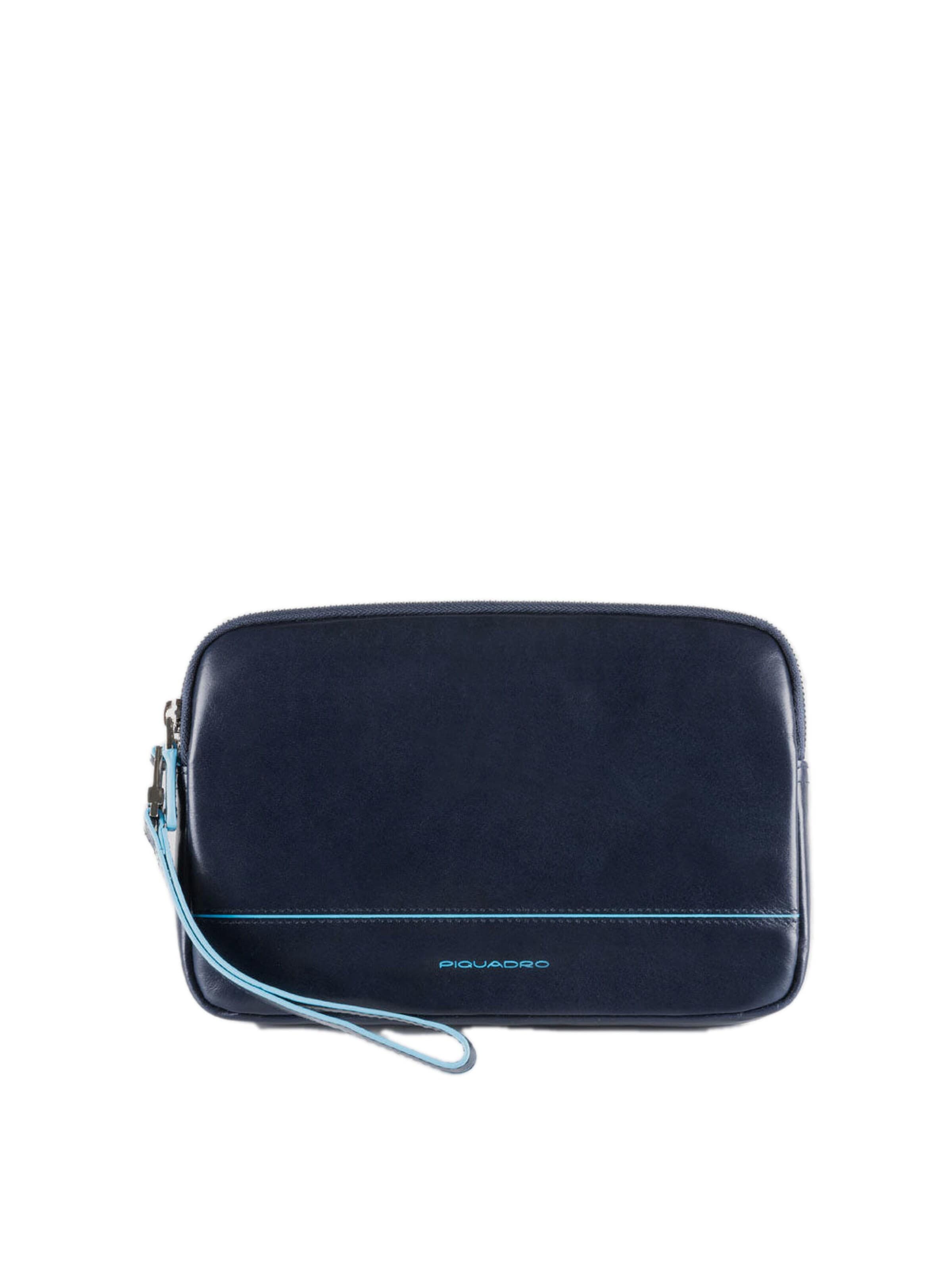 Piquadro Buideltas in Blauw: voorkant