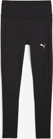 PUMA Skinny Workout Pants 'Evostripe' in Black: front