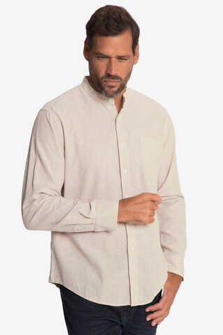 JP1880 Regular fit Button Up Shirt in Beige: front