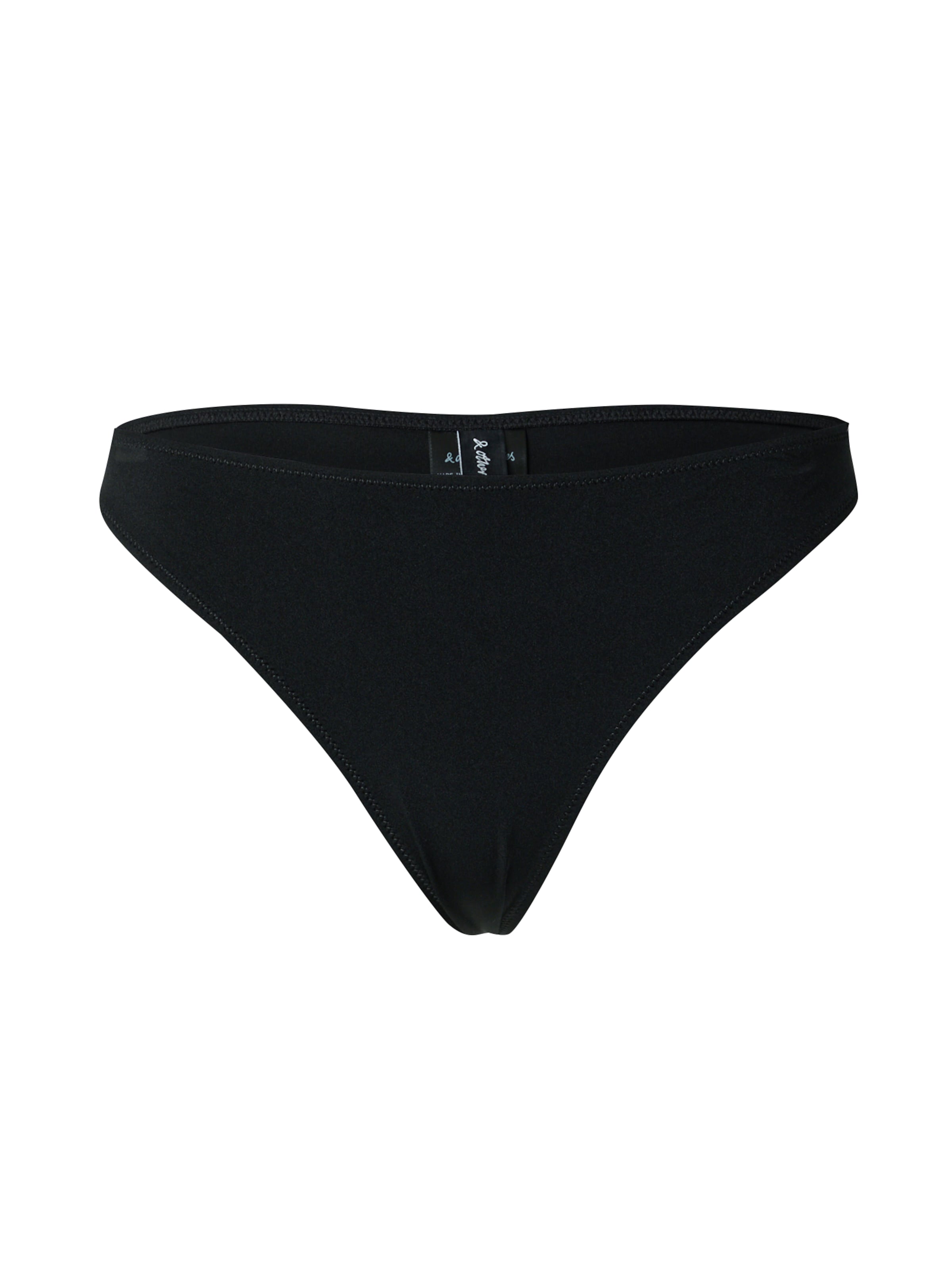 & Other Stories Bikini Bottoms in Black: front