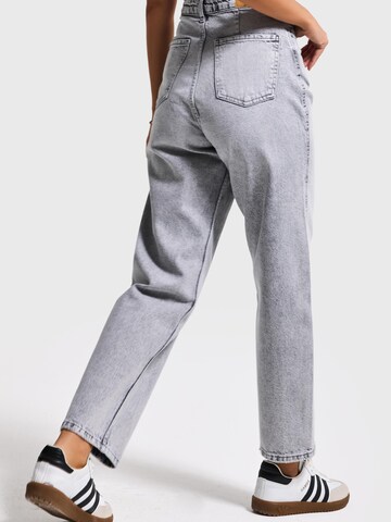 IT'S BASIC Loose fit Jeans 'JUNE RELAXED MID RISE JEANS' in Grey