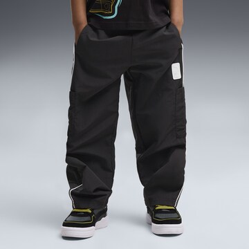 PUMA Loosefit Sporthose 'Puma x Transformers' in Schwarz: Vorderseite
