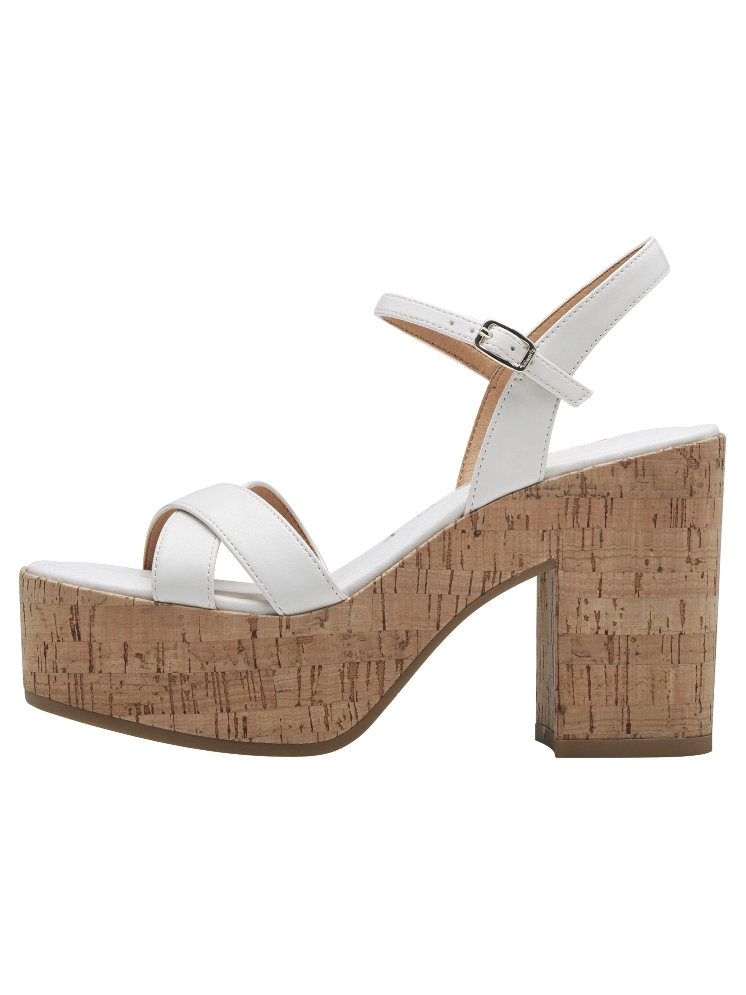 Tamaris Strap Sandals in White