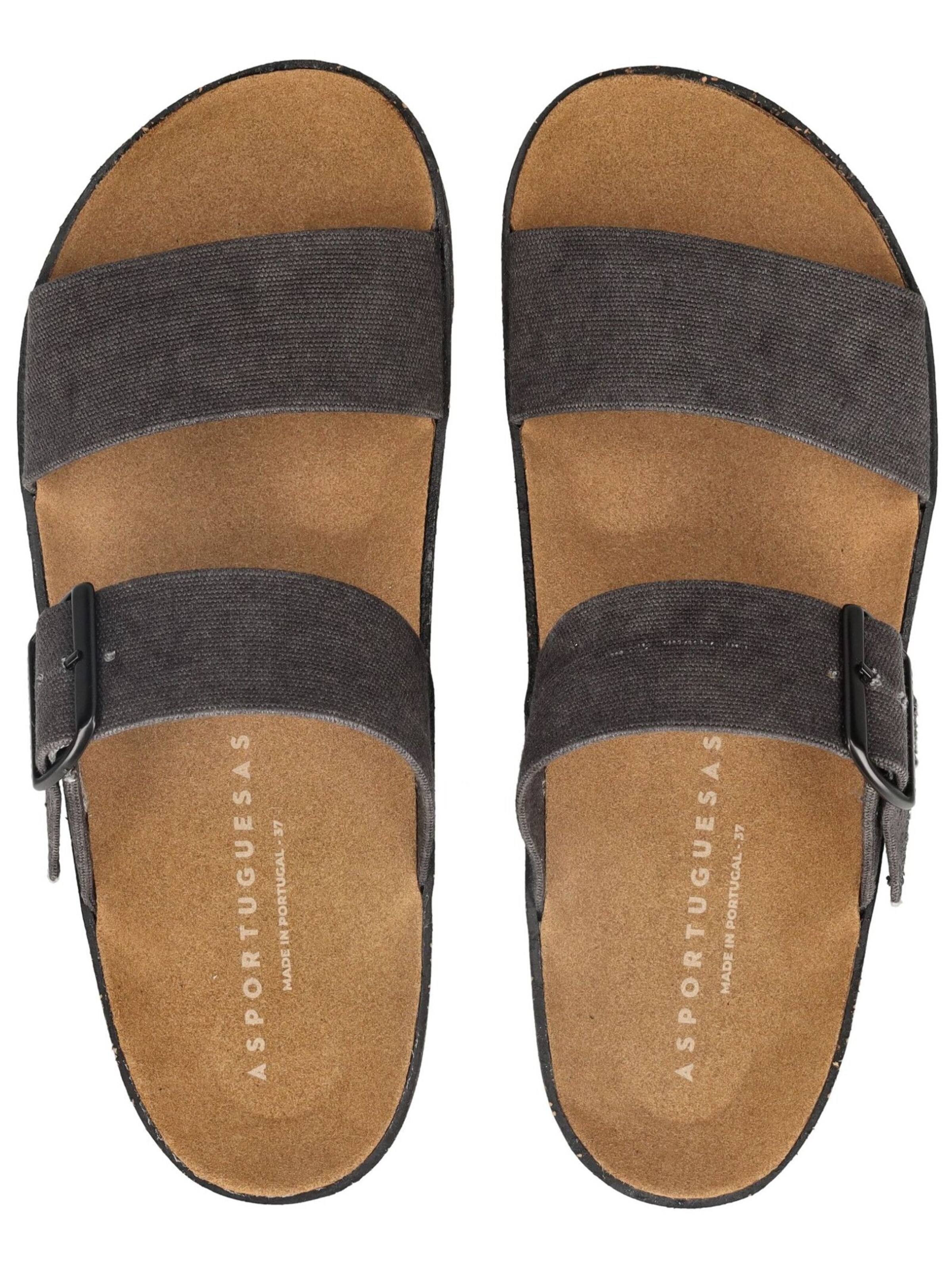 Asportuguesas Mules in Black