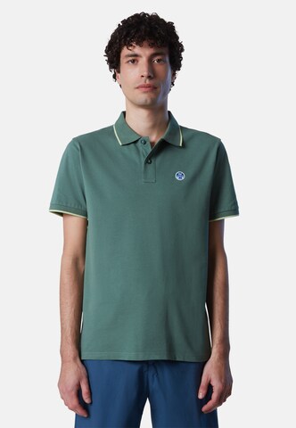 North Sails Poloshirt in Grün: Vorderseite