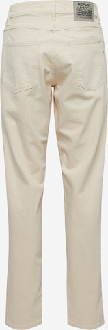 REPLAY Normalny krój Spodnie 'SANDOT' w kolorze biały