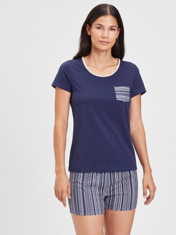 s.Oliver - Pijama em azul: frente