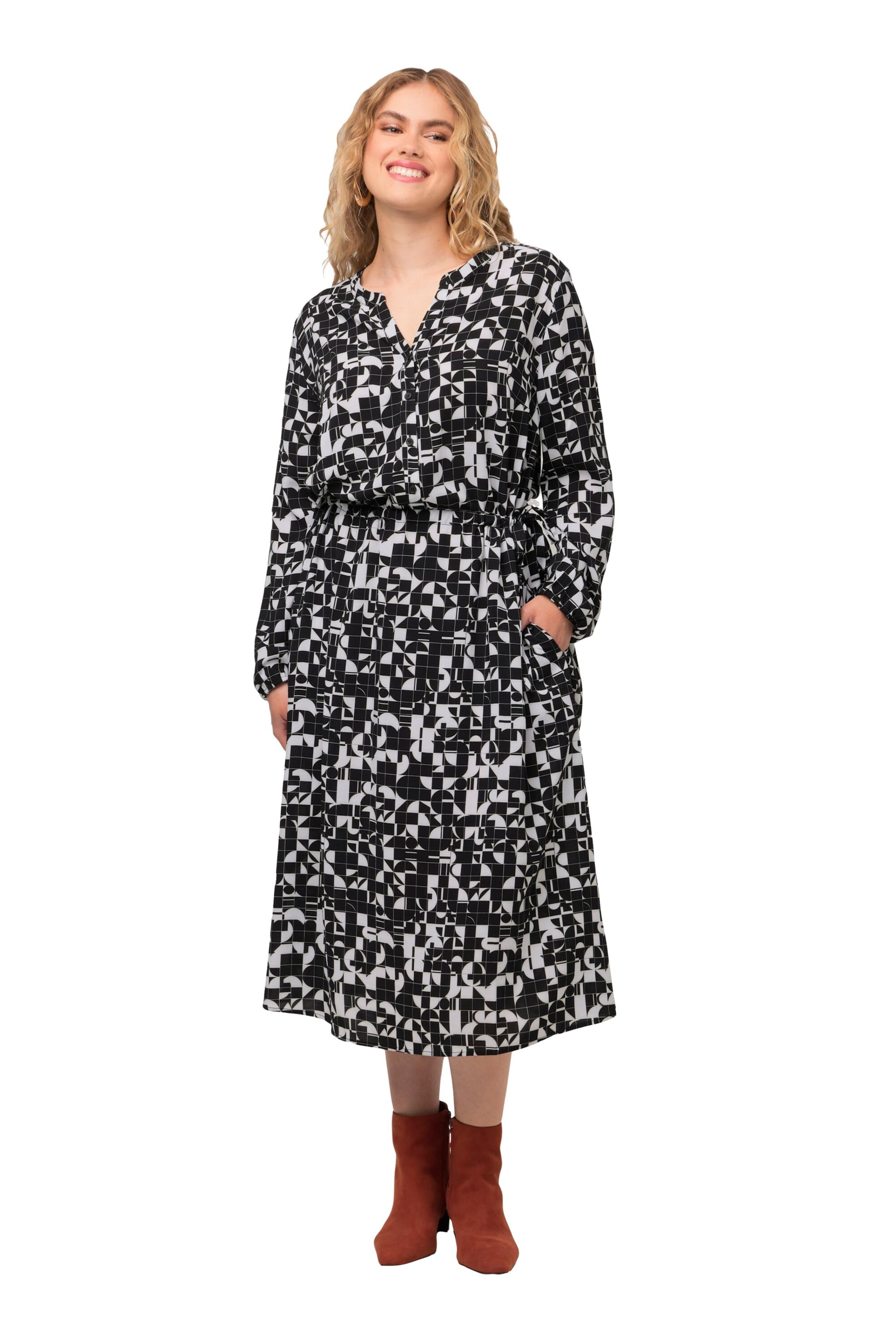 Ulla Popken Kleid in Schwarz