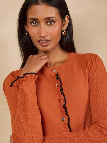 love & roses Gebreid vest in Oranje