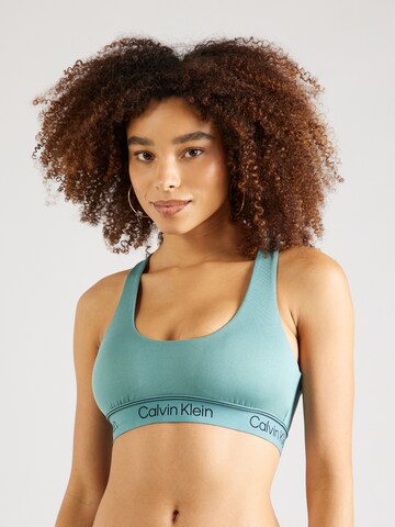 Calvin Klein Sport Bustier Sport-BH in Blau: Vorderseite