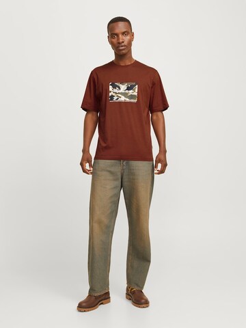 Maglietta 'JORVesterbro' di JACK & JONES in marrone