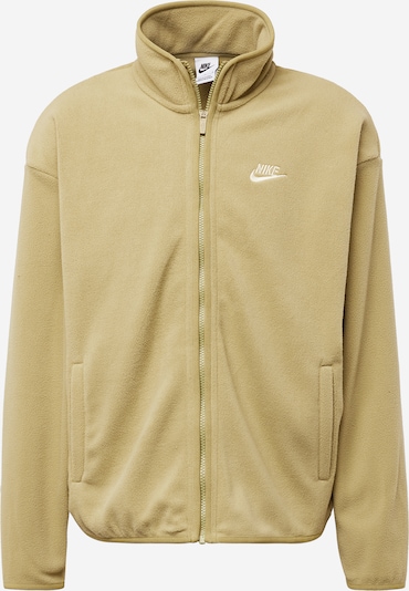 Nike Sportswear Veste en polaire 'CLUB' en olive / blanc, Vue avec produit