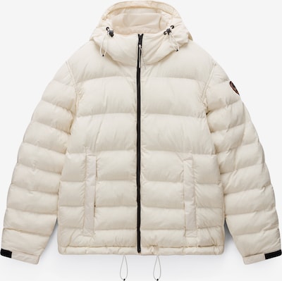 NAPAPIJRI Zimska jakna 'Terez' u crna / vuneno bijela, Pregled proizvoda