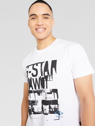 G-Star RAW - Camiseta 'Underground' en blanco