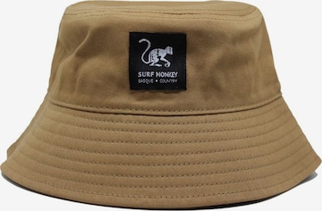 Surf Monkey Hat in Brown: front