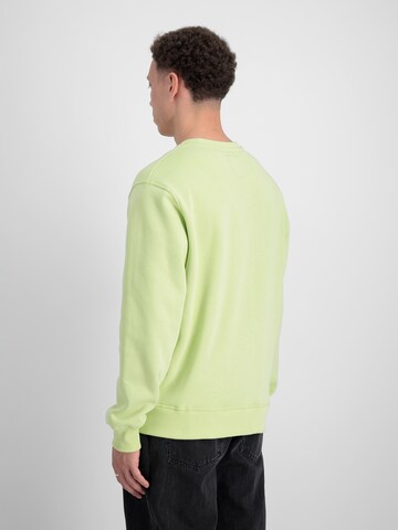 Sweat-shirt ALPHA INDUSTRIES en vert