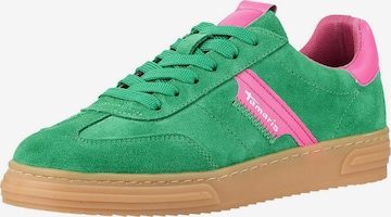 Tamaris - Sapatilhas baixas em verde: frente