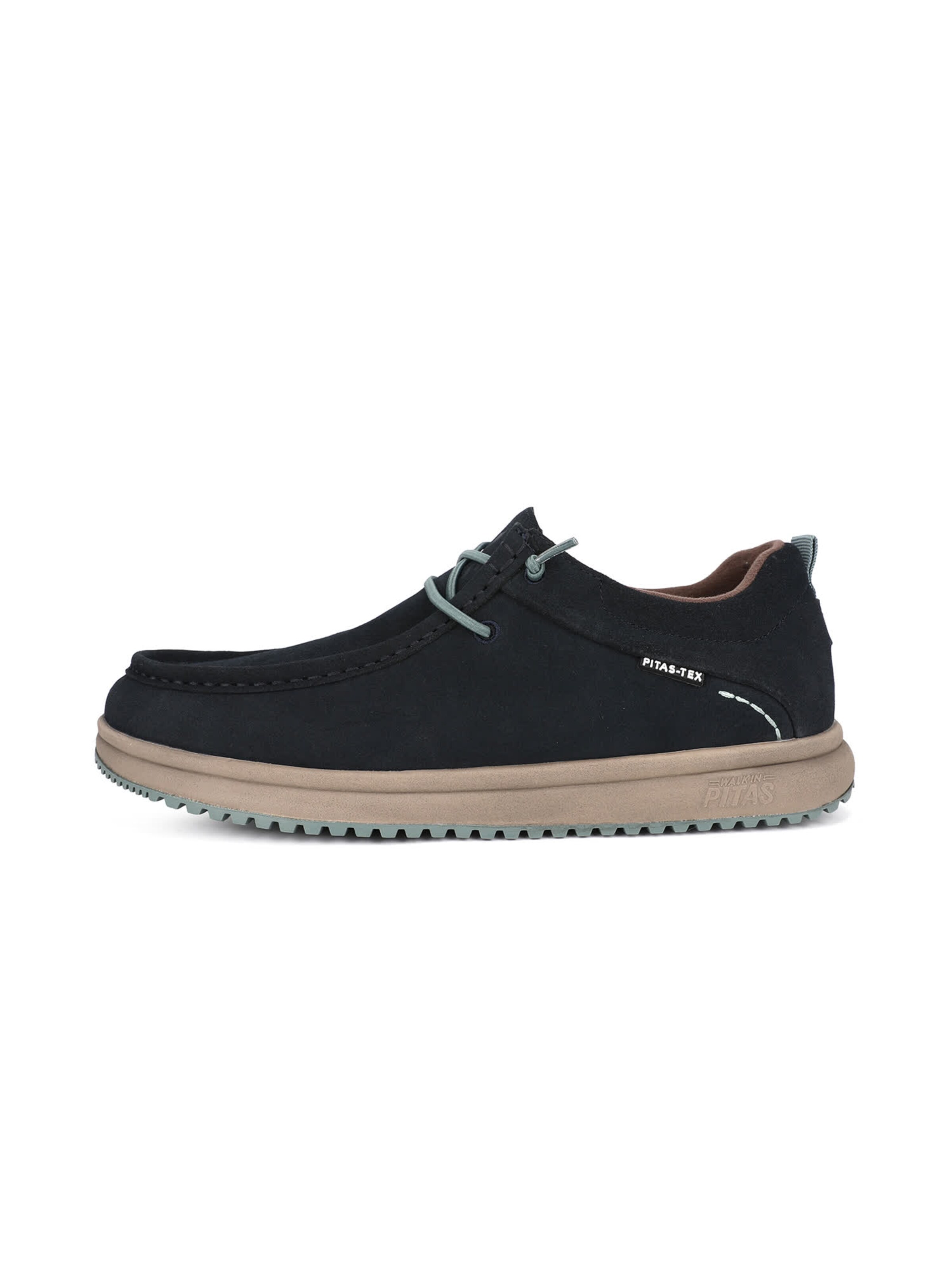 Walk In Pitas Moccasin 'Osaka' in Blue: front