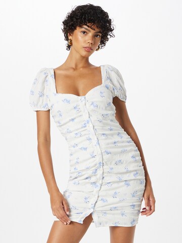 Robe-chemise NLY by Nelly en blanc : devant