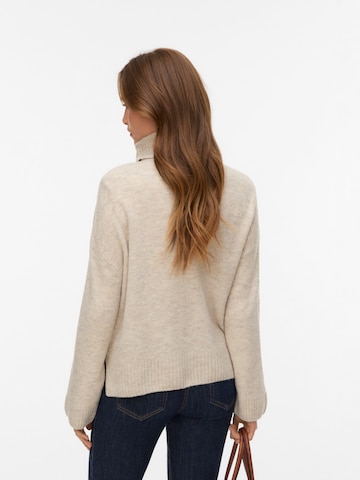 VERO MODA Pulóver 'VMLefile' - bézs