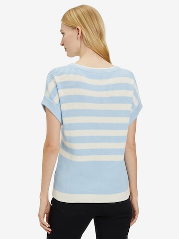 Cartoon Pullover in Blau