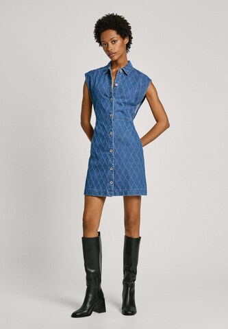 Pepe Jeans Blusenkleid 'CHEY' in Blau