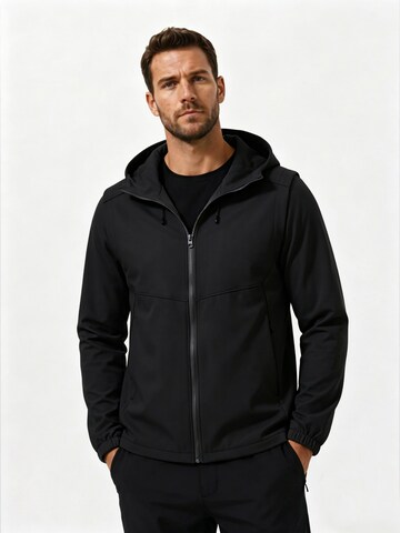 YOUTHUP Winterjacke 'ABNEHMBAR'‌‌‌‌‌‌ in Schwarz