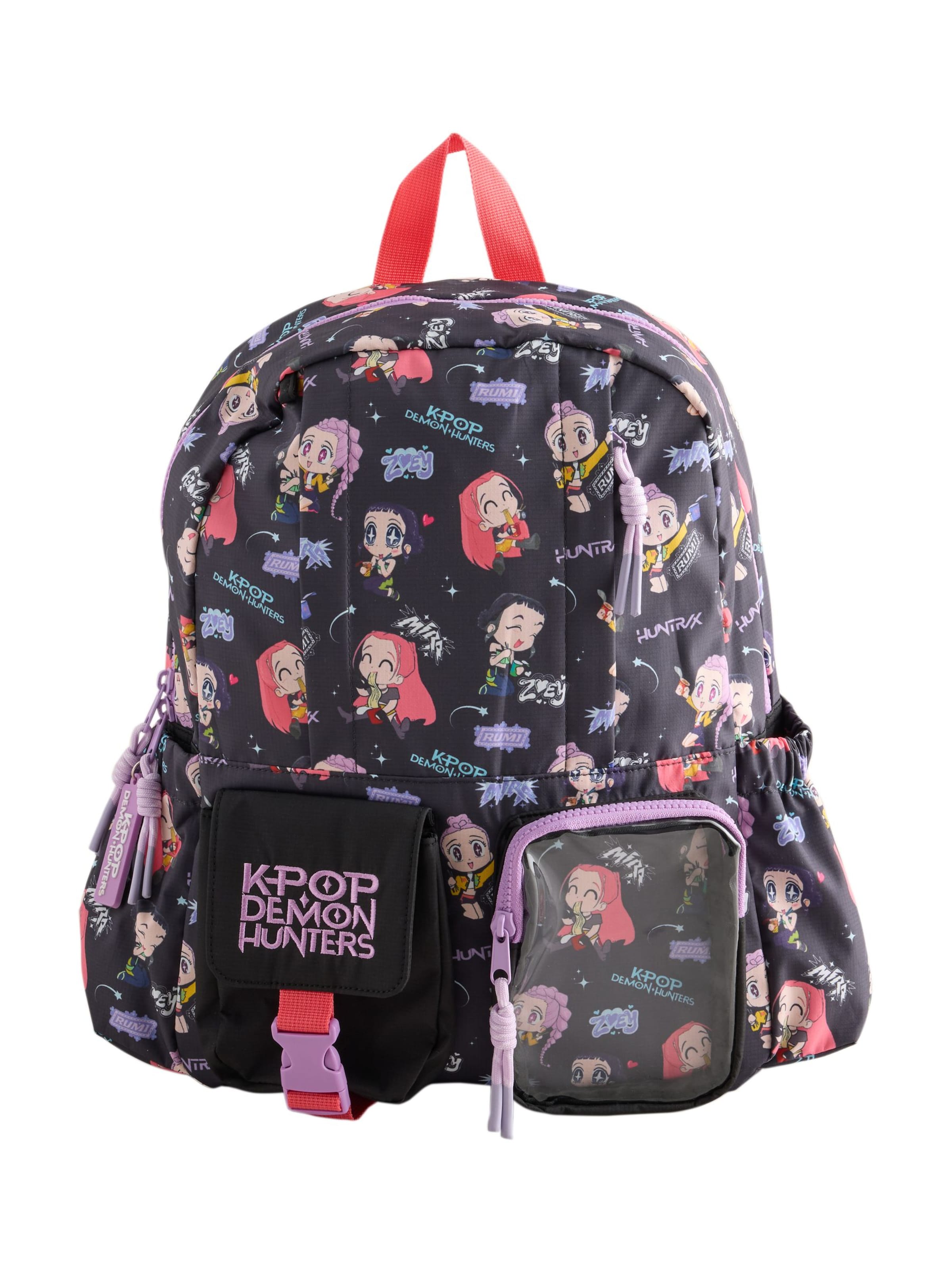Next Rugzak 'K-Pop Demon Hunters' in One Size in de kleur Lavendel / Zalm roze / Rosa / Zwart, Productweergave