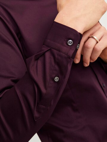 Super Slim Fit Camicia 'Parma' di JACK & JONES in lilla