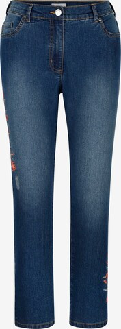 MIAMODA Slimfit Jeans in Blauw: voorkant