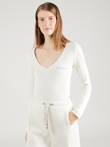 Calvin Klein Jeans - Camisa em branco: frente