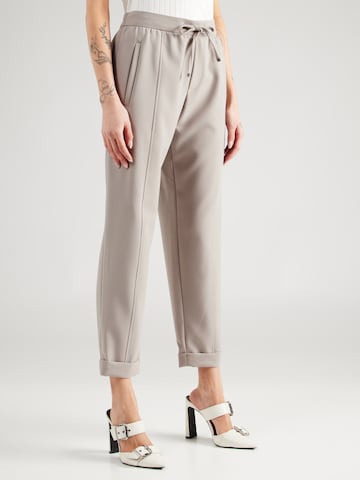 ESPRIT Regular Pleated Pants 'Munich' in Grey: front