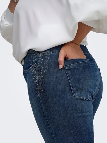 ONLY Carmakoma Flared Jeans 'CARWilly' in Blauw