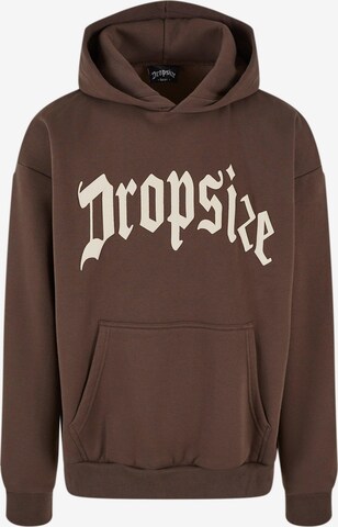 Dropsize - Sweatshirt em castanho: frente