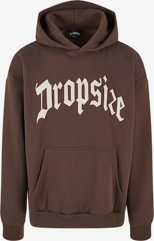 Dropsize Sweatshirt i brun: forside