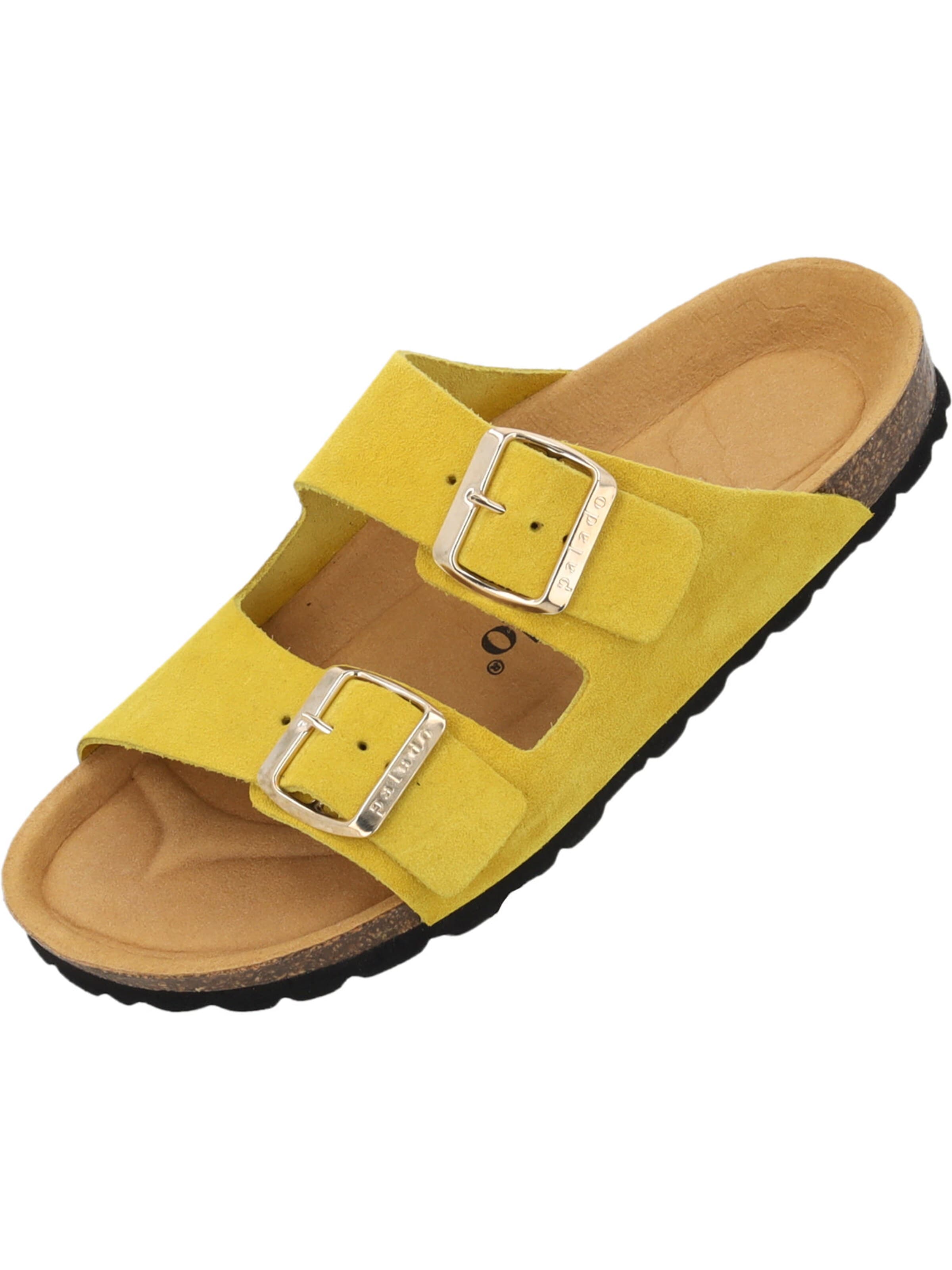 Palado Pantolette 'Palado Korfu Mono'‌‌‌‌ in Gelb: Vorderseite