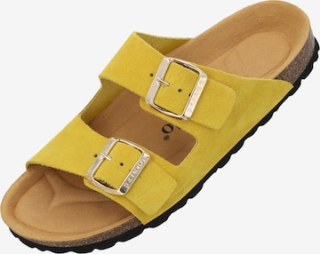 Palado Pantolette 'Palado Korfu Mono' in Gelb: Vorderseite